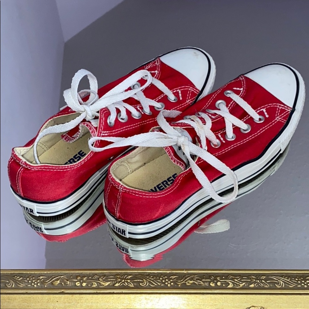 Red Converse Sneakers